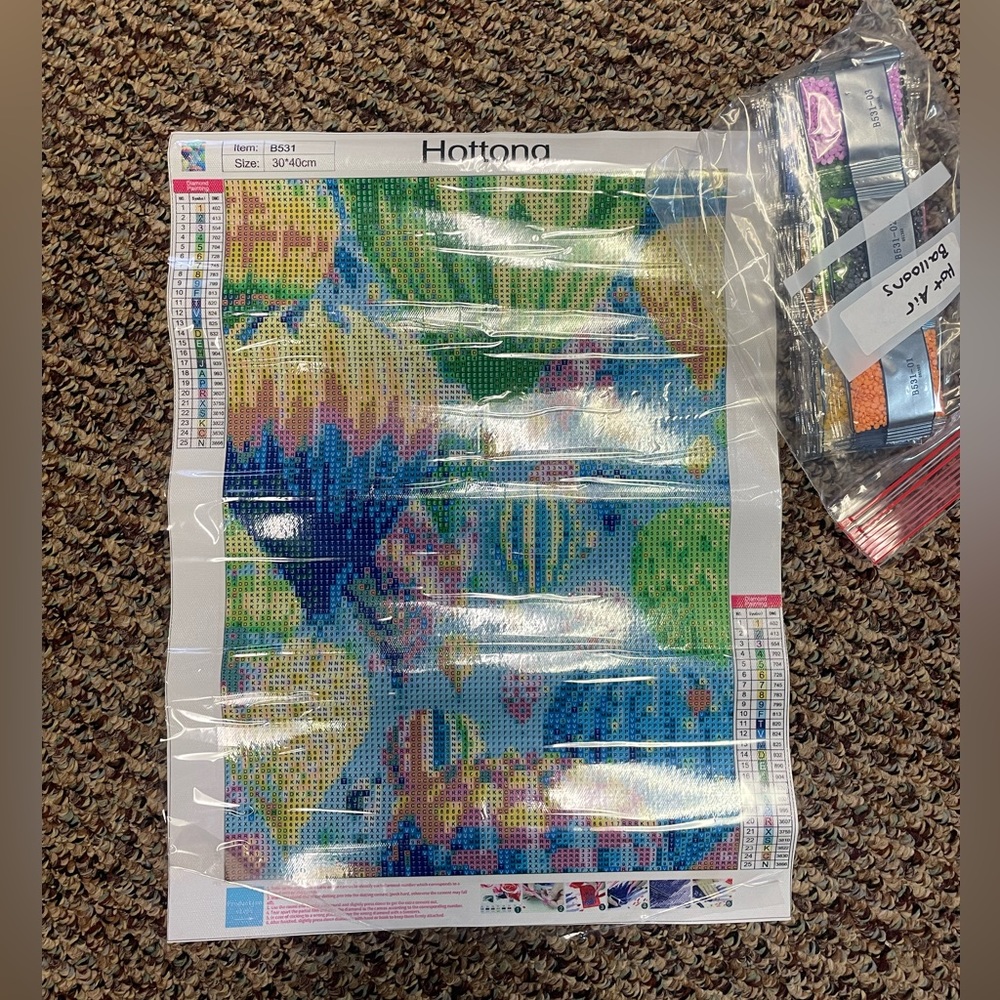 Hot Air Balloons DIY Diamond Art Painting Kit